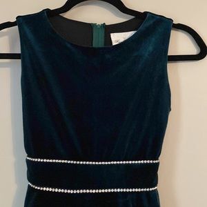 Rare Editions Stretch Velvet Dress